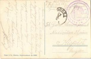 1915 Bar, Antivari; Pristan / port, sailing vessel + "K.u.K. Festungsartillerieregiment Freiher...