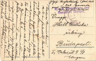 1918 Shkoder, Shkodra, Skutari; Zerschossener Stadtteil / WWI shattered district, ruins + "K.u....