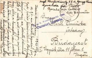 1917 Shkoder, Shkodra, Skutari; marketplace, vendors, street views, Austro-Hungarian coat of arms + ...