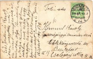 1914 Torda, Turda; bányászok a sóbánya előtt / miners in fron of the salt mine. photo (fa)