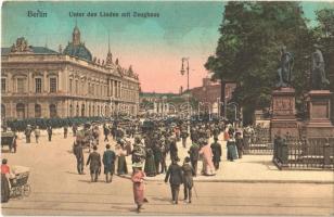 1911 Berlin, Unter den Linden mit Zeughaus / street