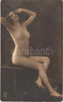 Erotic nude lady. A.N. 202. Paris (pinholes) (non PC)