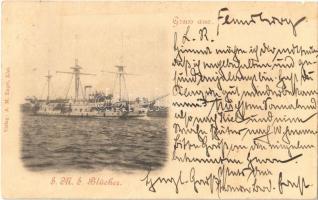 1902 SMS Blücher. Kaiserliche Marine  / Imperial German Navy armored cruiser