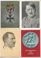 11 db RÉGI képeslap: Hitler, náci propaganda / 11 pre-1950 postcards: Hitler, Nazi propaganda, NSDP