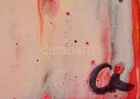 Csepregi Anita (1985-): Buborék Akril, farost, jelzett, 30x20cm