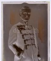 cca 1945 körül készült felvételek katonákról, a kiskunfélegyházi MARIKA fotóműteremben, 13 db vintag...