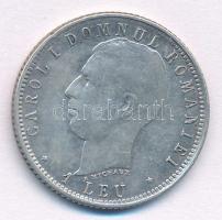 Románia 1906. 1L Ag "Károly király uralkodásának 40. évfordulója" T:2,2- 
Romania 1906. 1...