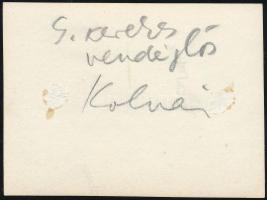 cca 1934 Kinszki Imre (1901-1945) budapesti fotóművész hagyatékából jelzés nélküli, de a szerző álta...