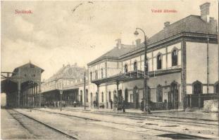 1909 Szolnok, vasútállomás