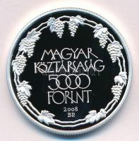 2008. 5000Ft Ag "Tokaji Történelmi Borvidék" T:PP 
Adamo EM219
