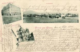 Gabel with restaurant