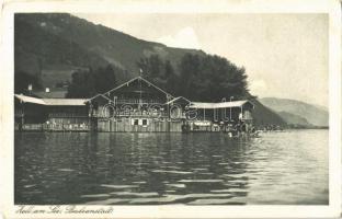 1925 Zell am See, Badeanstalt /lake, bath (EK)