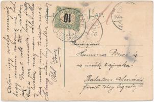 1905 Balassagyarmat, Kaszinókert, Scitovszky út, villa, Ipoly híd (demarkációs vonal), Fő utca, Váro...