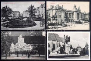 93 db régi magyar városképes lap hozzá néhány régi külföldi és motívumlap