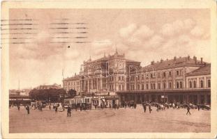 1930 Brno, Brünn, Nádrazí / railway station, tram