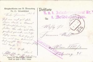 1916 Urlaubsfahrt / WWI German military art postcard. Heffe & Becker Nr. 13. Kriegspostkarten s:...
