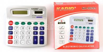 Kadio számológép, eredeti dobozában, 14x14 cm
