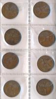 Nagy-Britannia 1902-1967. 1p Br (46x) berakóban T:1--3
Great Britain 1902-1967. 1 Penny Br (46x) in...