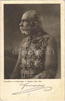I. Ferenc József / Franz Joseph I. / Franz Joseph I of Austria. Orig.-Aufn. k. k. Hofphotogr. C. Pietzner, Wien 1916. Rotes Kreuz Kriegshilfsbüro Nr. 544. (EK)