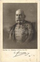 I. Ferenc József / Franz Joseph I. / Franz Joseph I of Austria. Orig.-Aufn. k. k. Hofphotogr. C. Pietzner, Wien 1916. Rotes Kreuz Kriegshilfsbüro Nr. 541. (EK)
