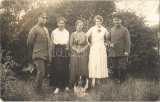 7 db régi osztrák-magyar és német katonai fotó, közte 1 második világháborús német haditengerészeti ...