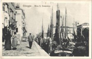 Chioggia, Riva S. Domenico / port (r)