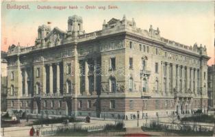 1909 Budapest V. Osztrák-Magyar Bank. Taussig A. 7138. (EK)