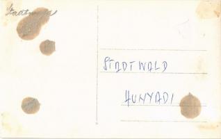 ~1927 Budapest XIV. Városliget, Vajdahunyad vára. photo (ragasztónyomok / glue marks)