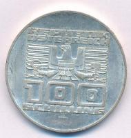 Ausztria 1975. 100Sch Ag "50 éves a schilling" T:1- Austria 1975. 100 Schilling Ag "5...