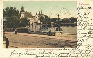 1902 Budapest XIV. Városligeti tó. Ganz Antal 54. (r)