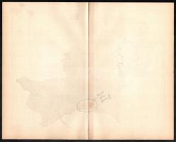 1893 Bereg vármegye térképe, tervezte Gönczy Pál, Pallas Nagy Lexikona, 30x24 cm