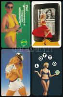 1967-1989 15 db vegyes kártyanaptár, közte enyhén erotikusak is