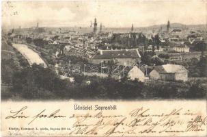 1905 Sopron, látkép. Kummert L. utóda kiadása (b)