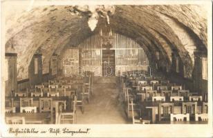 1934 Ruszt, Rust am Neusiedlersee; Rathauskeller / étterem, pince, belső / restaurant cellar, interior. Karl Allmann photo