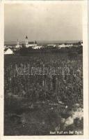 1929 Ruszt, Rust am Neusiedlersee; Gesamtansicht vom Weingebirge aus. Verlag Edmund Frankendorfer / látkép a szőlőhegyekről / general view (EK)