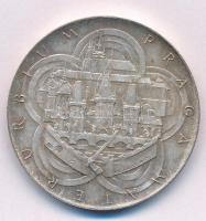 Csehszlovákia 1980. "Cedok / Prága - Városok anyja" Ag emlékérem. Szign.: Kolansky (25,27g...