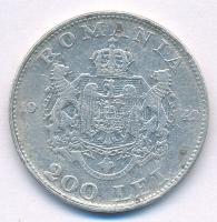 Románia 1942. 200L Ag "I. Mihály" T:2- 
Romania 1942. 200 Lei Ag "Mihai I" C:VF...