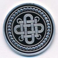 Ifj. Szlávics László (1959-) DN "Szent Korona emlékérem" részben aranyozott, peremén jelze...