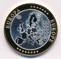 DN "Európa pénzei - Vatikán" fém emlékérem, peremen sorszámozott T:PP