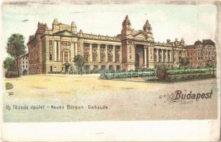 1907 Budapest V. Új Tőzsdeépület. litho (EK)