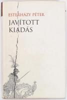 Esterházy Péter: Javított kiadás, Budapest, 2002, Magvető, kiadói kartonált kötés, kaidó papír védőborítóval, jó állapotban