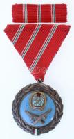 1954. Szolgálati Érdemérem zománcozott kitüntetés mellszalagon, szalagsávval, eredeti tokban T:2 NMK 617.