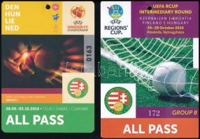 2016 EAFA - MLSZ pass, 2 db