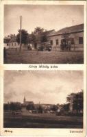 1939 Mány, Fő tér, automobil, Görög Mihály üzlete és saját kiadása (fl)