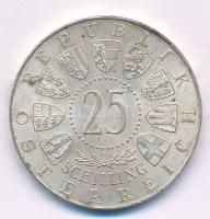 Ausztria 1957. 25Sch Ag "800 éves a Mariazelli kegytemplom" T:2 
Austria 1957. 25 Schilli...