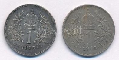 Ausztria 1915-1916. 1K Ag "Ferenc József" T:2-,3 ph. patina
Austria 1915-1916. 1 Corona A...