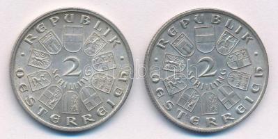 Ausztria 1928. 2Sch Ag "100 éve halt meg Schubert" (2x) T:1-,2 patina
Austria 1928. 2 Sch...