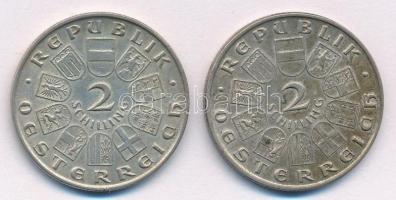 Ausztria 1929. 2Sch Ag "Dr. Theodor Billroth születésének 100. évfordulója" (2x) T:2 patin...