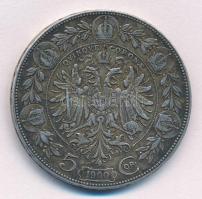 Ausztria 1900. 5K Ag "Ferenc József" T:2 patina 
Austria 1900. 5 Corona Ag "Franz Jo...