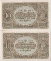 1920. 10K (2x) közeli sorszámok T:I-
Adamo K14